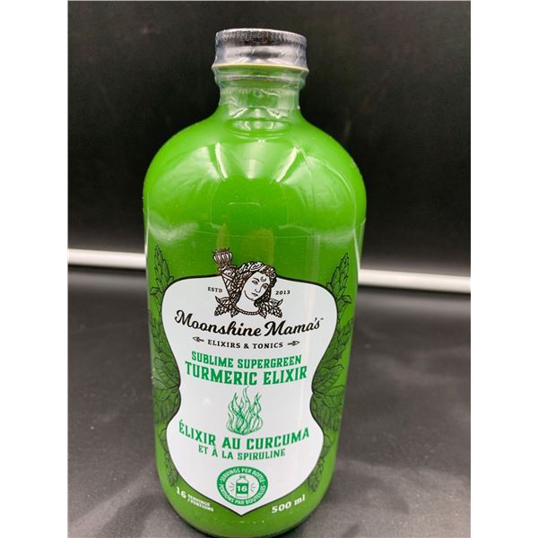 Moonshine Mama's Sublime Supergreen Turmeric Elixir (500ml)