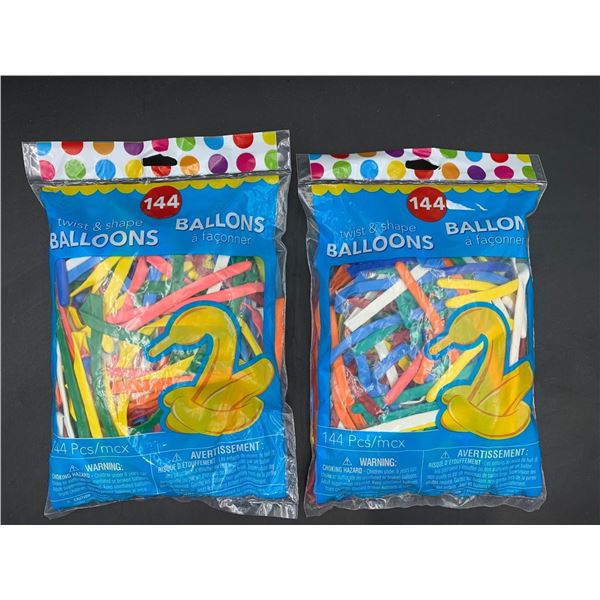 Twist & Shape Balloons (2 x 144ct)