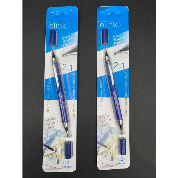 eLink Precise Touch Pen & Stylus (2ct)