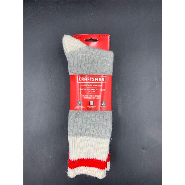 Craftsman Classic Wool Work Sock (3pairs) Size 10-13