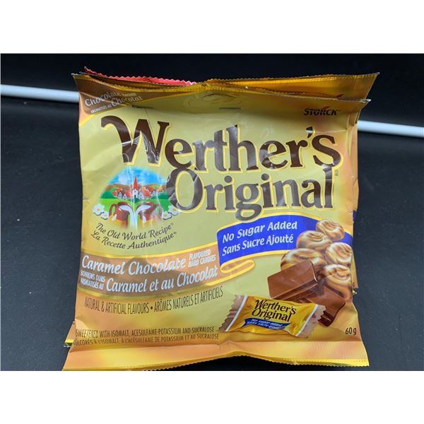 Werther's Original Caramel Chocolate, Jello Sour Candy Squares