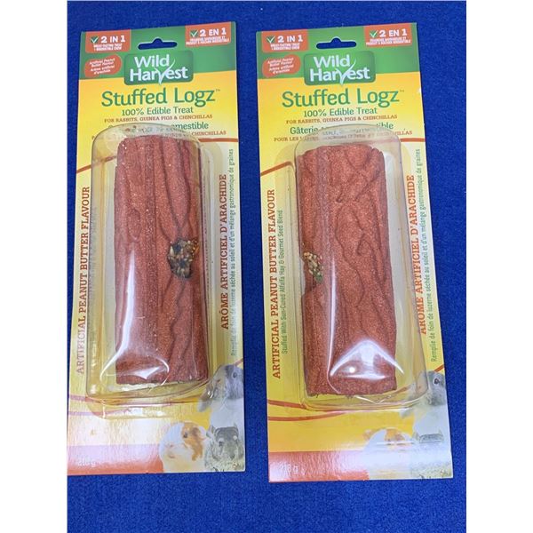 Wild Harvest Stuffed Logz Edible treats for Small Animals (2 x 218g)