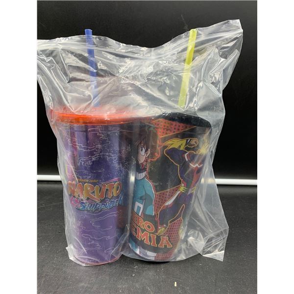Narruto Shippuden and My Hero Academia Travel Mugs