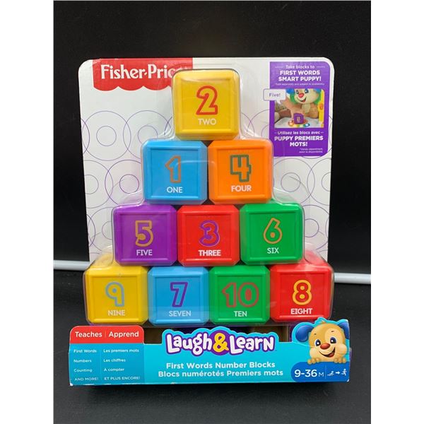 Fisher Price Laugh & Learn First Words & Number Blocks