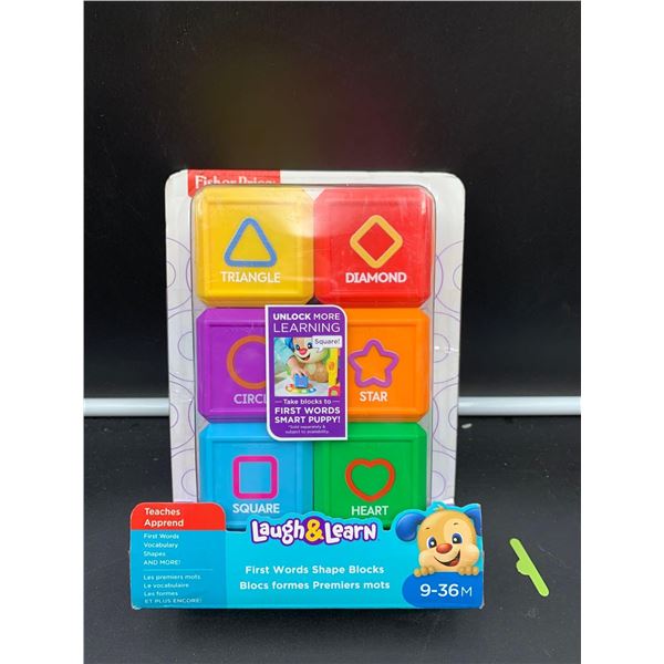 Fisher Price Laugh & Learn First Words & Number Blocks