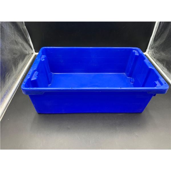 ULINE - Stack and Nest Container -SMALL BLUE - 20"x13"x6"