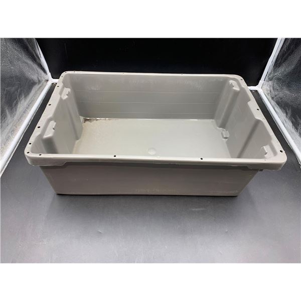 ULINE - Stack and Nest Container -SMALL GRAY - 20"x13"x6"