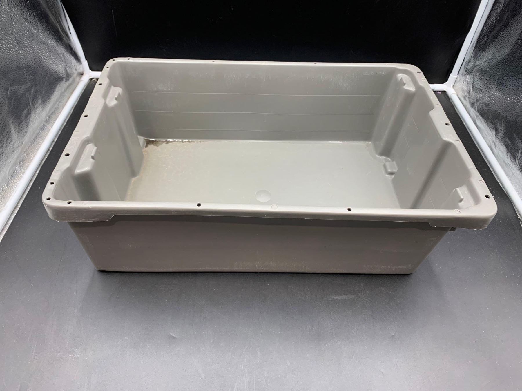 Uline Stack ULINE - Stack and Nest Container -SMALL GRAY - 20