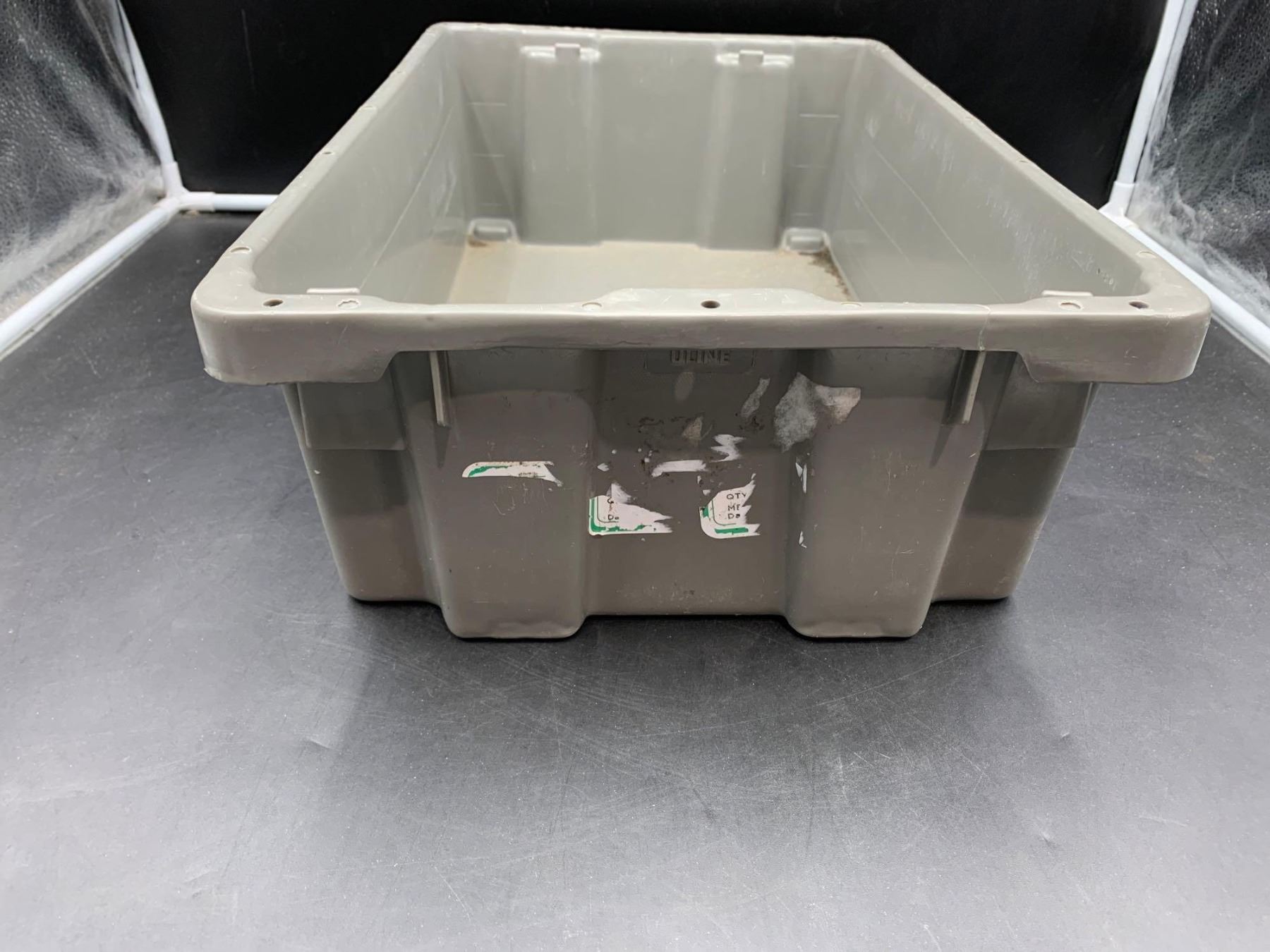 Uline Stack ULINE - Stack and Nest Container -SMALL GRAY - 20