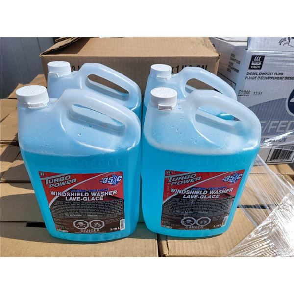 Turbo Power All Season Windshield Washer Fluid 4X 3.78L