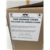 Image 1 : FROZEN - Capital Ham Sausage 125g chub x 27 per case bulk packed unwrapped