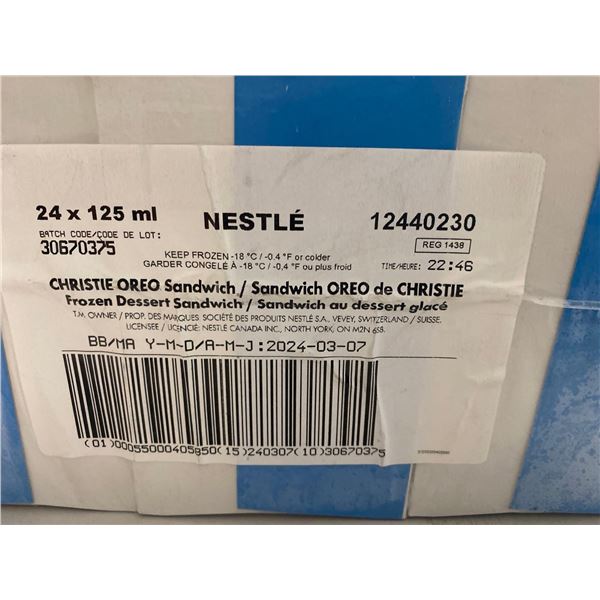 FROZEN - Nestle Christie Oreo Sandwich 24x125ml