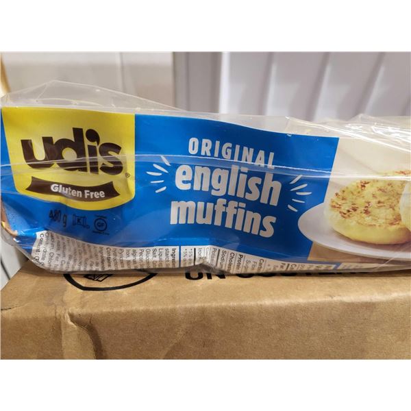 FROZEN - Udi& #39;s Gluten Free English Muffins 5x480g