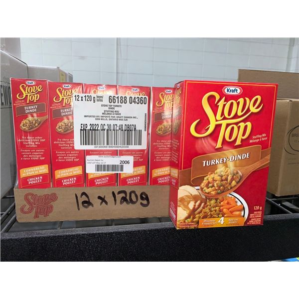 CASE LOT Stove Top Turkey Flavor Stuffing 12x120g