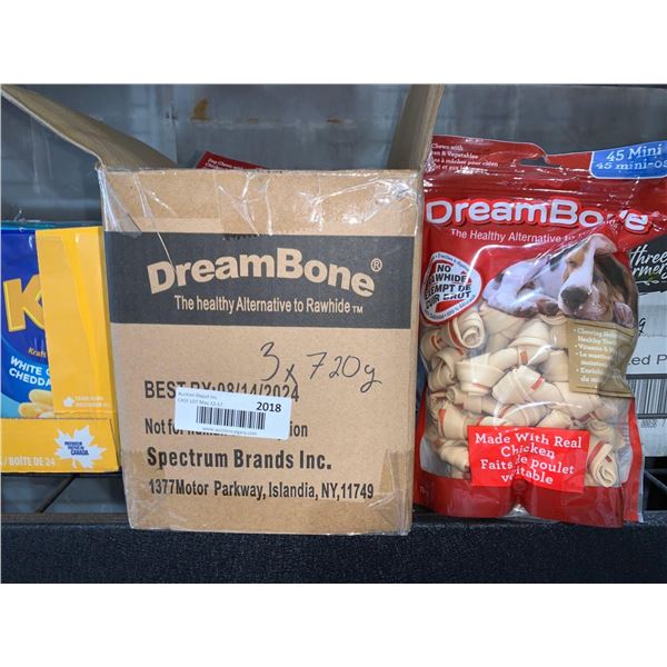 CASE LOT - Dream Bone Chicken Flavor 3 x 720g