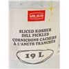 Image 2 : CASE LOT Mr Sub Sliced Kosher Dill Pickles 19L