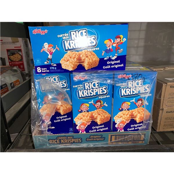 CASE LOT - Kellogg& #39;s Rice KrispiesÂ Squares 12 x 176g