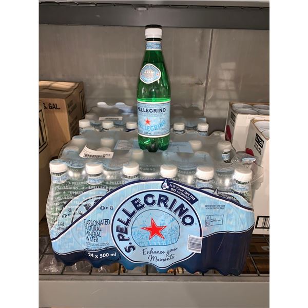 CASE LOT - S.Pellegrino Carbonated Natural Mineral Water 24x500ml