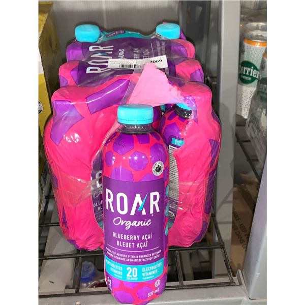 CASE LOT - Roar Organic Blueberry AcaiÂ Vitamin Enhanced Beverage 12 x 532ml