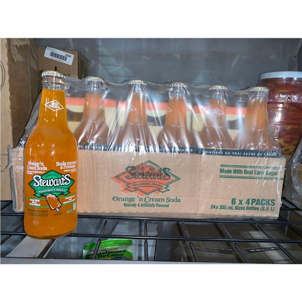 CASE LOT - Stewart& #39;s Fountain Classics Orange& #39;n Cream Soda 24x355ml