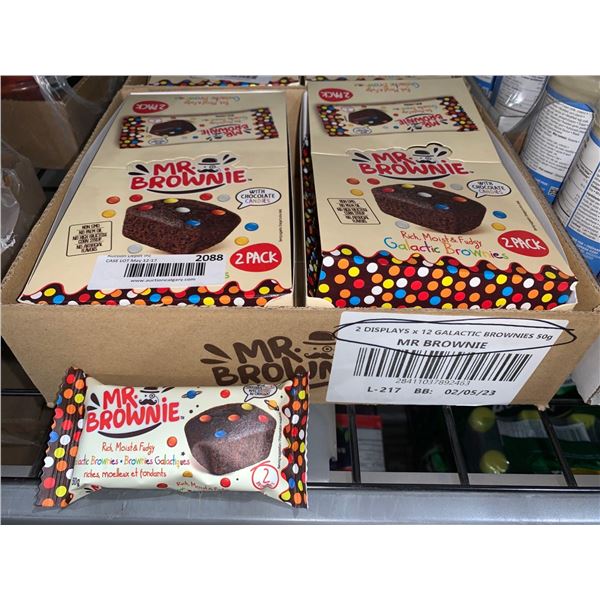 CASE LOT - Mr. Brownie Galactic Brownies 2 x 12 x 50g