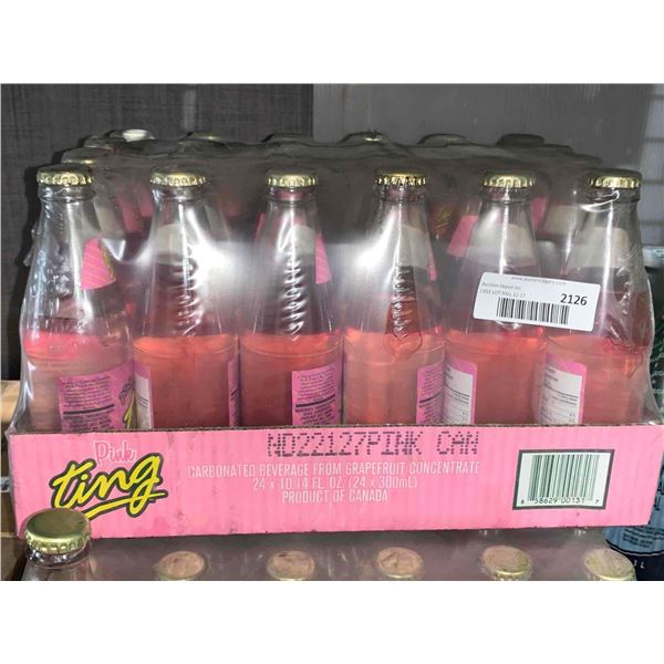 CASE LOT - Pink Ting Carbonated Beverage 24 x 300ml Grapefruit
