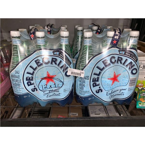 CASE LOT -S.Pellegrino Carbonated Natural Mineral Water 12 x 1L
