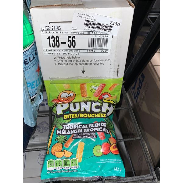 CASE LOT - Punch Bites Tropical Blends 10 x 142g