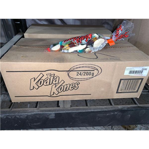 CASE LOT - Koala Kones Candy Bags 24 x 200g