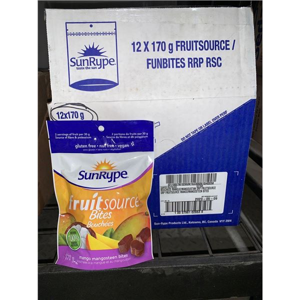 CASE LOT- Sun Rype Fruit Source Bites 12 x 170g