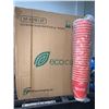 Image 1 : CASE LOT - Eco Cup 12oz Bamboo Double Wall PE Hot Cup 500pc