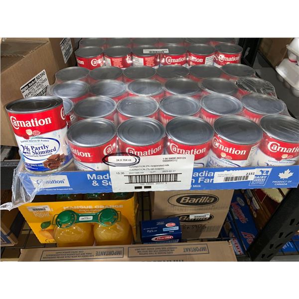 CASE LOT- Carnation Evaporated Milk 24 x 354ml