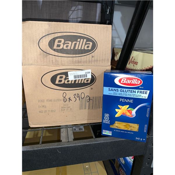 CASE LOT -Barilla Penne Gluten Free Pasta 8 x 340g