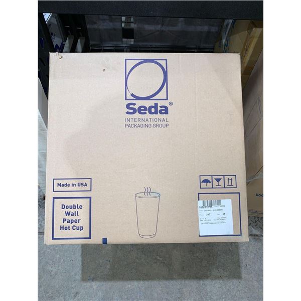 CASE LOT -Circle K Double Wall Paper Hot Cup 24oz 280 count
