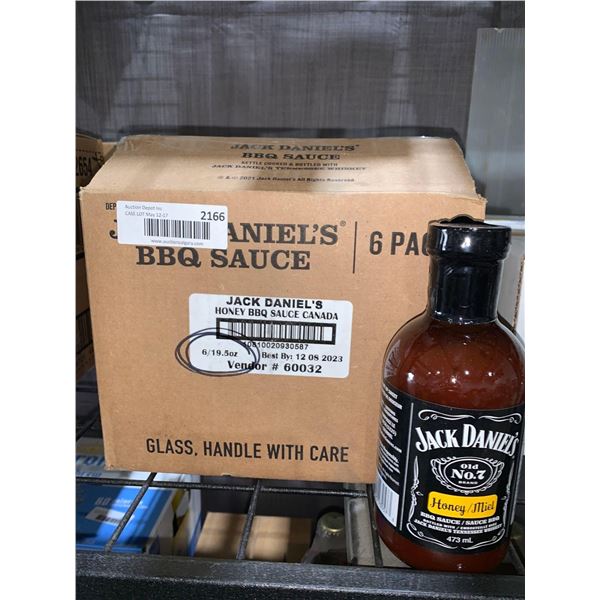 CASE LOT- Jack Daniels Honey BBQ Sauce 6 x 473ml