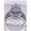 Image 1 : Bezel Set Band with 1.0 Carat Solitaire Engagement ring size 7
