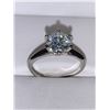 Image 1 : Ladies .925 Silver with 2.0 Moissanite Brilliant Cut Solitaire Ring