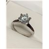 Image 2 : Ladies .925 Silver with 2.0 Moissanite Brilliant Cut Solitaire Ring