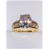 Image 2 : V. Wang Styled 1.0 Carat Multi Bezel Set Stones Engagement Ring