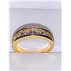 Image 1 : V. Wang Styled Multi Bezel Set Stones Wedding Band Ring