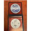 Image 1 : Canada Montreal 1976 Olympics Lacrosse Silver 10 Dollar Coin with Case