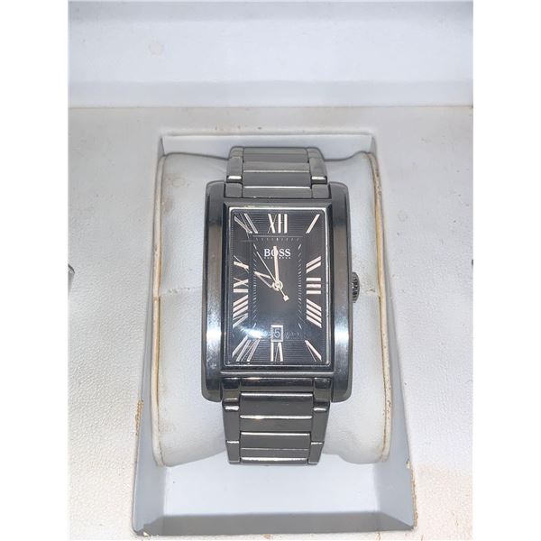 Mens Hugo Boss Silver Wrist Watch (see photo for ware)