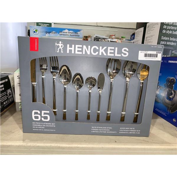 Henckels 65 Piece Flatware Set