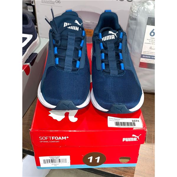 Puma Size 11 Mens Blue Sneakers