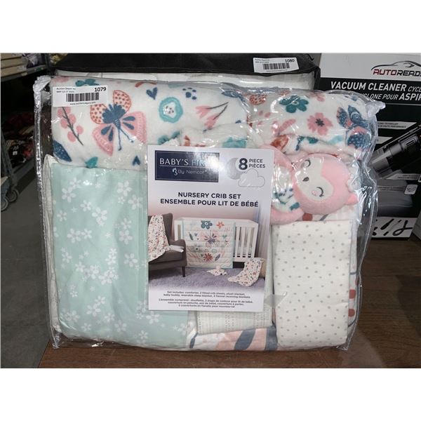 Baby's First Nursery Crib Set 8PC