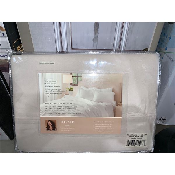 Home by Jennifer Adams Adjustable Split King Sheet Set