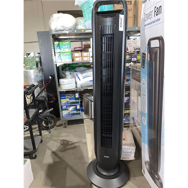 Seville Classics Ultra Slimline Tower Fan w/ Remote & Touch Control - Out of box