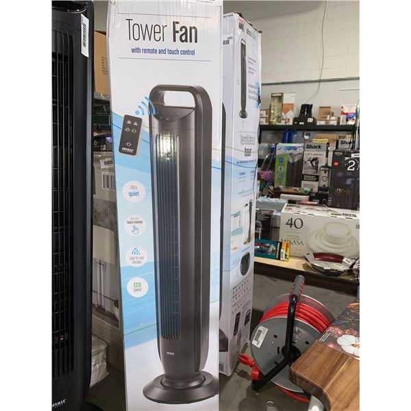 Seville Classics Ultra Slimline Tower Fan w/ Remote & Touch Control