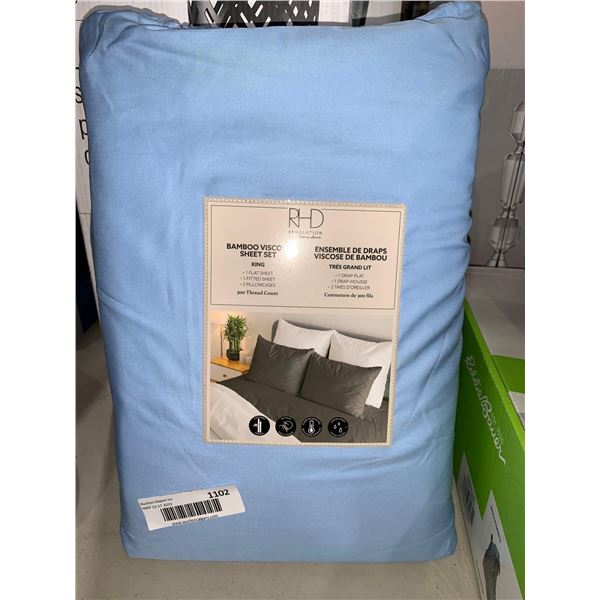 RHD Bamboo Viscose Sheet Set King Size 300 Thread Count
