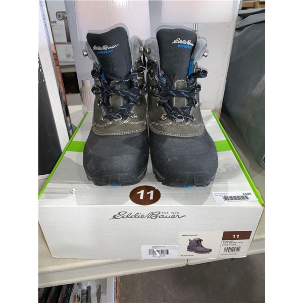 Eddie Bauer Mens Snowfall Boot Size 11 Black